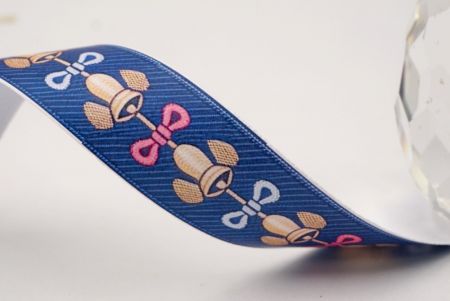 Schleife und Glocke Jacquardband_AI-KN